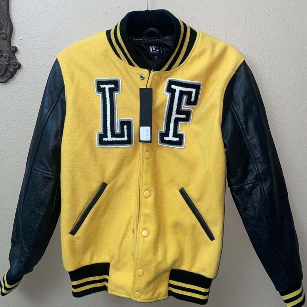 LF Stores, yellow and black jacket. NWT size 34
